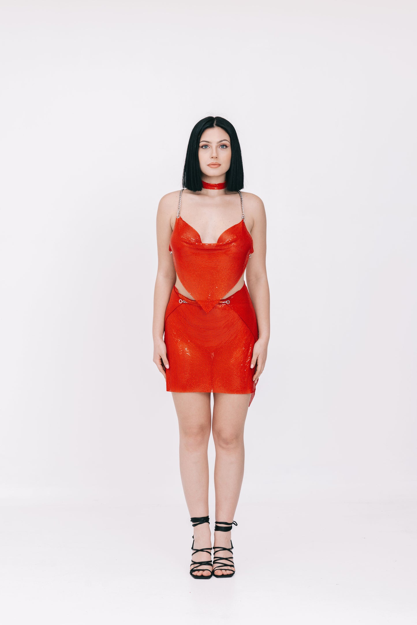 The Amber Red Skirt